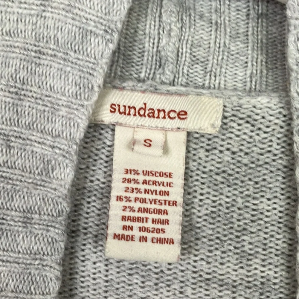 Sundance ribbon crochet open front cardigan - Picture 6 of 9
